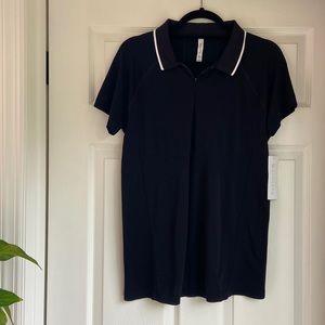 Athleta Momentum Polo Tee